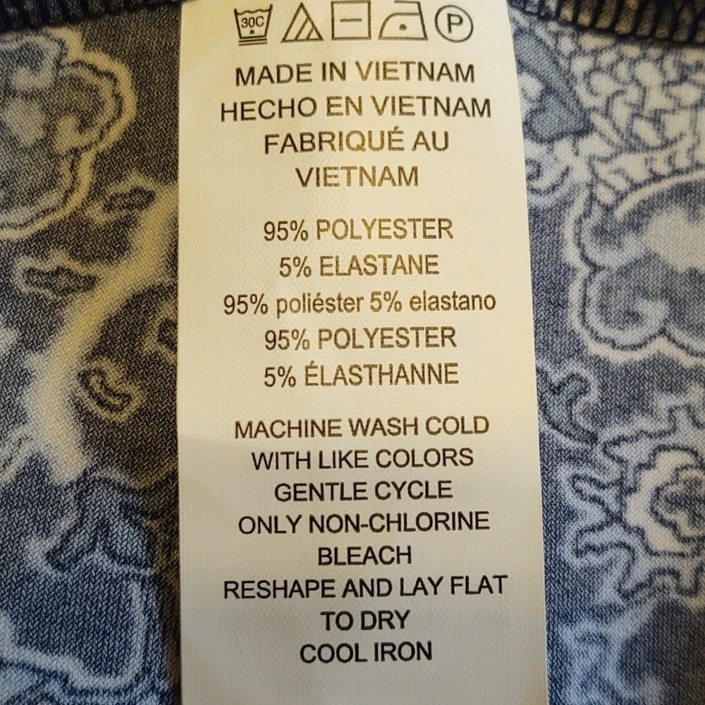 Michael Kors Women's Blue and White Smock Dress - Picture 5 of 7